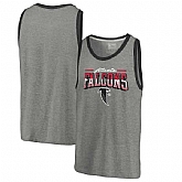 Atlanta Falcons NFL Pro Line by Fanatics Branded Throwback Collection Season Ticket Tri-Blend Tank Top - Heathered Gray,baseball caps,new era cap wholesale,wholesale hats